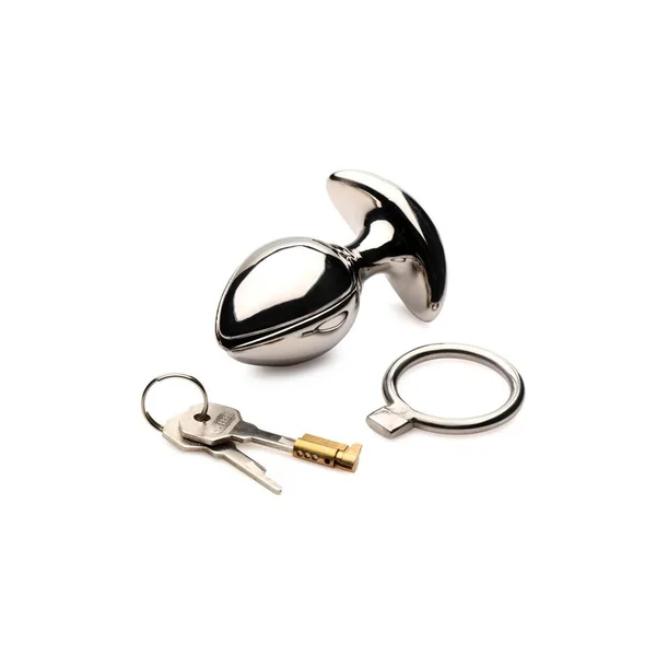 Master Series Ass Vault Locking Ass Expander – Stainless Steel