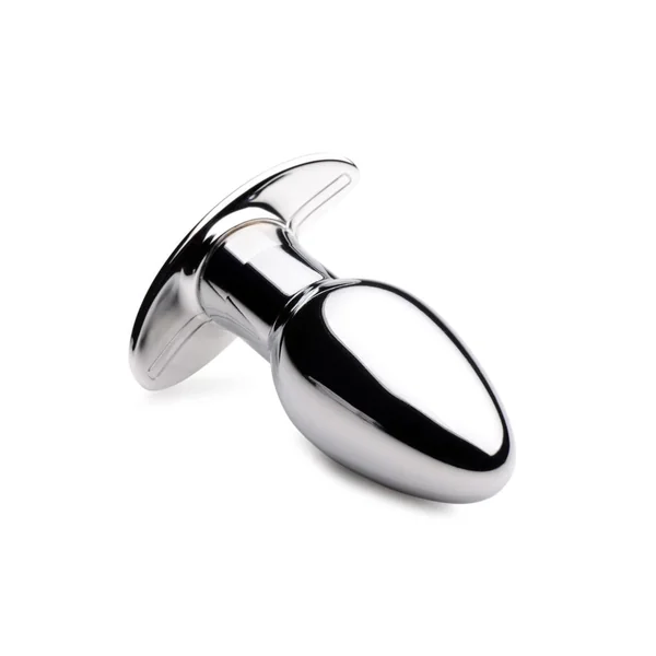 Master Series Chrome Blast 7x Rechargeable Anal Plug with Remote Control