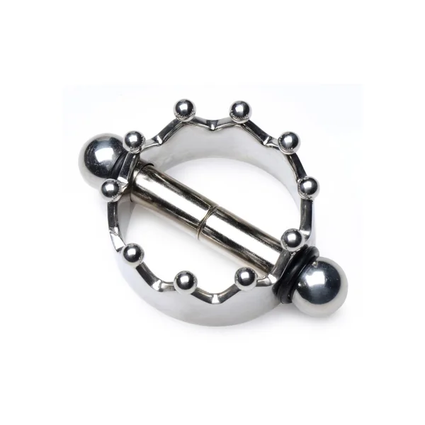 Master Series Crowned Magnetic Crown Nipple Clamps - Stainless