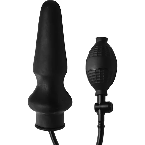 Master Series Expand Xl Inflatable Anal Plug Black 6 Inches