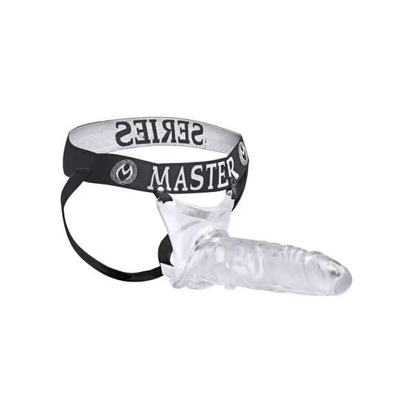 Master Series Grand Mambe Jock Style Cock Sheath Extra Large Clear 8.5 Inch