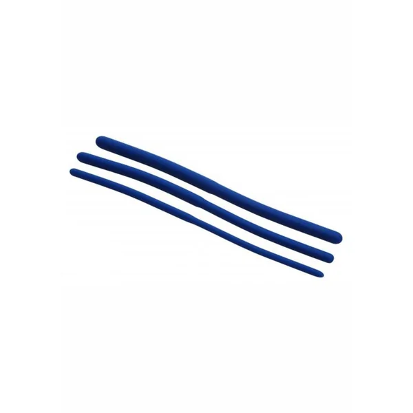 Master Series Invasion Silicone Urethral Sound Trainer Set - Blue