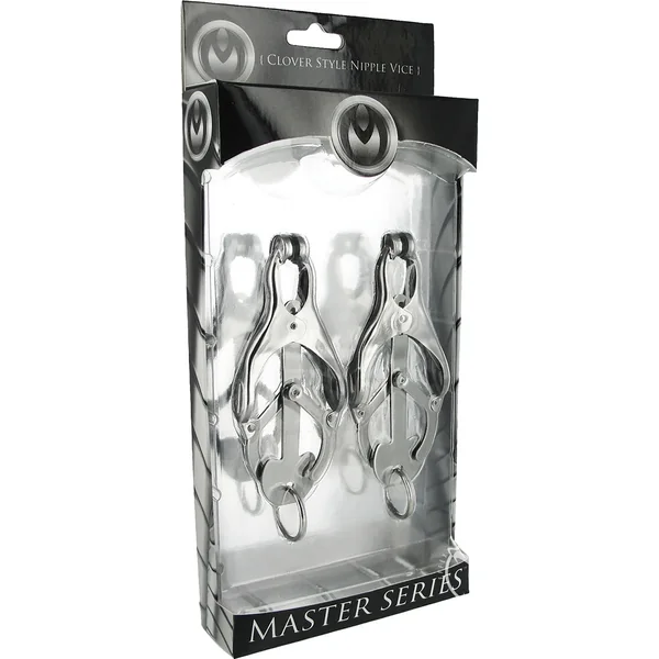 Master Series Ringed Monarch Nipple Vice - Silver