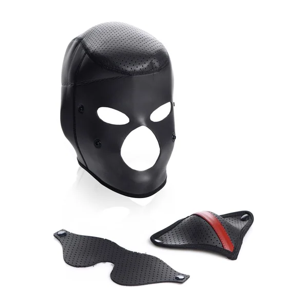 Master Series Scorpion Hood with Removable Blindfold and Face Mask