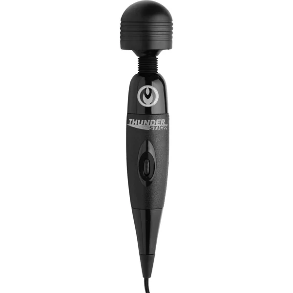 Master Series Supercharged Thunderstick Power Wand Body Massager Black 13 Inch