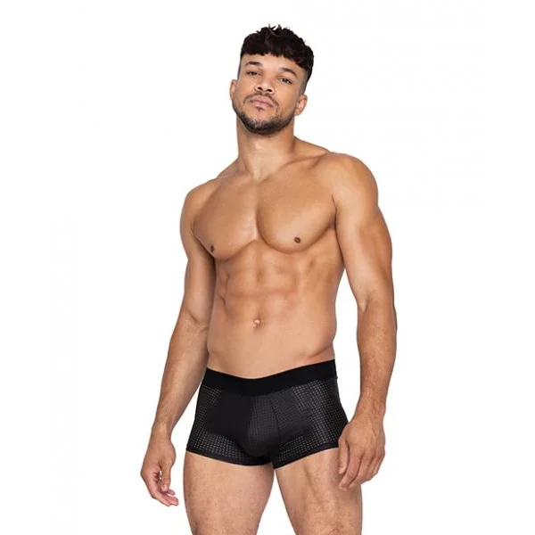 Master Trunks W/contoured Pouch Black Xl