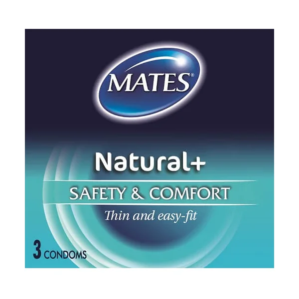 Mates Natural Condoms 3 Pack