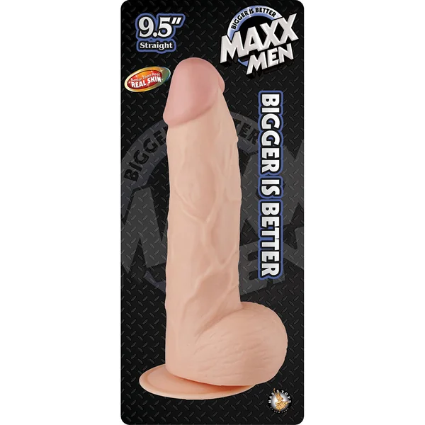 Maxx Men Straight Dildo 9.5in – Vanilla