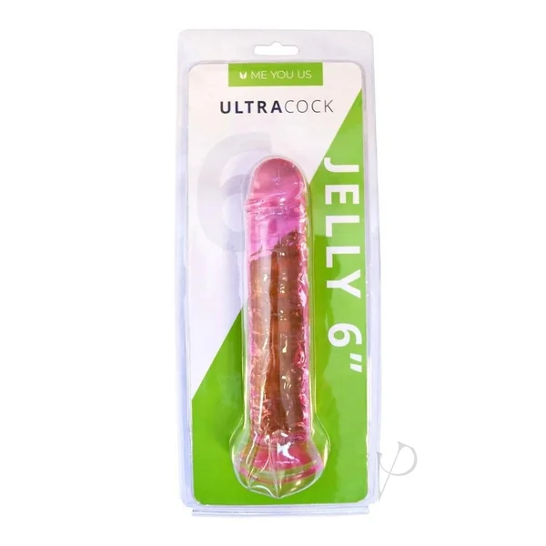 ME YOU US Ultracock Jelly Dong 6in - Pink