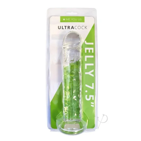 ME YOU US Ultracock Jelly Dong 7.5in - Clear
