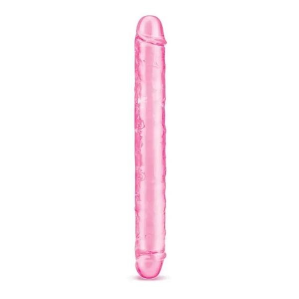 Me You Us Ultracock Jelly Double Ender 12in – Pink