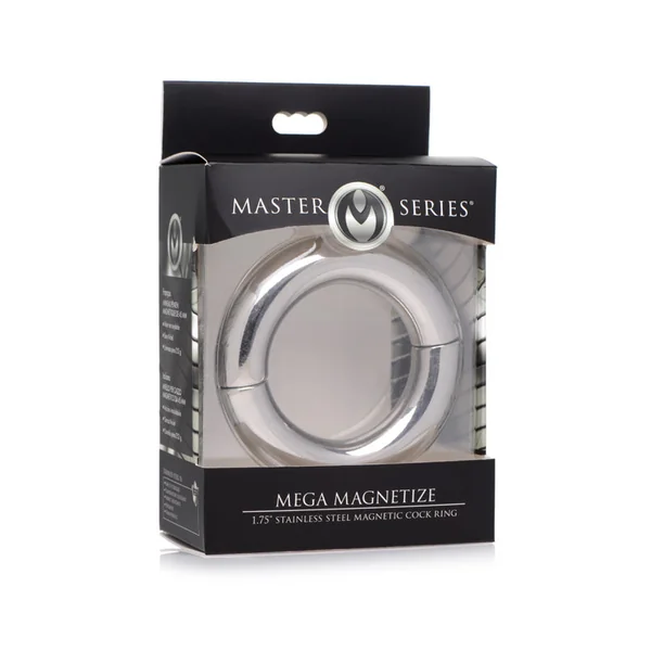 Mega Magnetize Stainless Steel Magnetic Cock Ring
