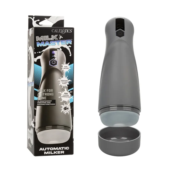Milk Master Automatic Rechargeable Masturbator - Black