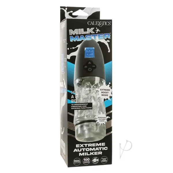 Milk Master Extreme Automatic Milker Rechargeable Stroker - Black