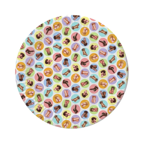 Mini-Penis Plates - Pack of 8