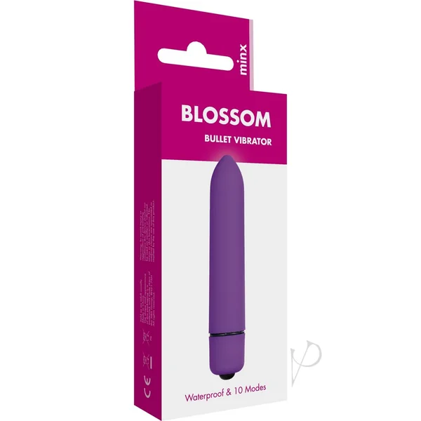 Minx Blossom Bullet Vibrator 10 Modes Waterproof 3.7 Inch