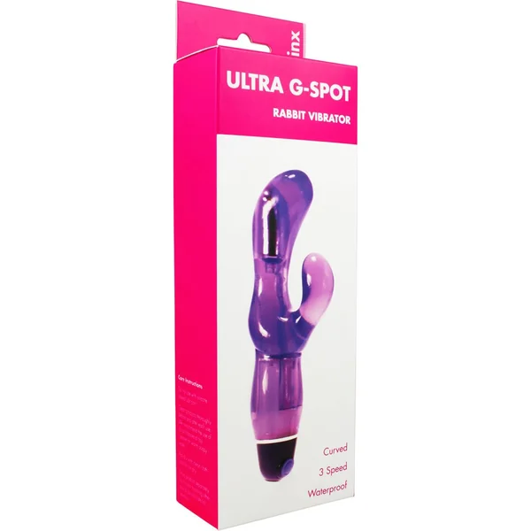 Minx Ultra G-Spot Rabbit Vibrator Waterproof Purple 3.25 Inch