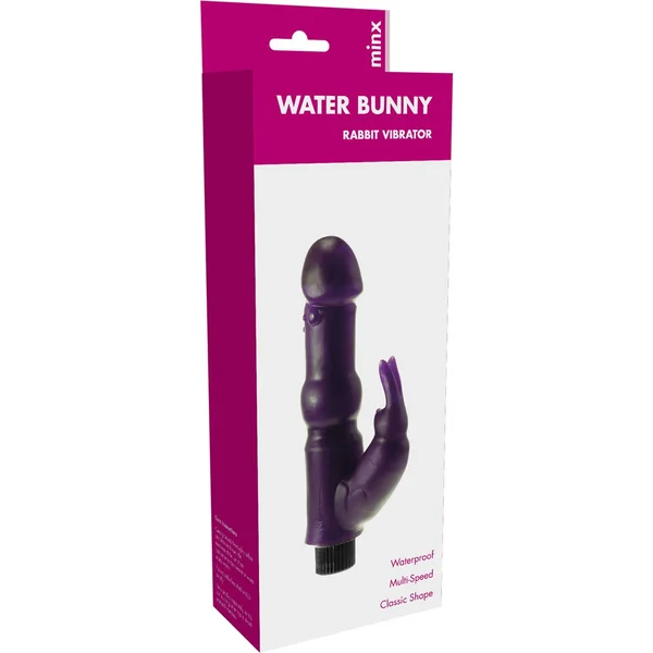 Minx Water Bunny Rabbit Waterproof Purple 5.25 Inch