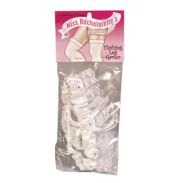 Miss Bachelorette Flashing Leg Garter