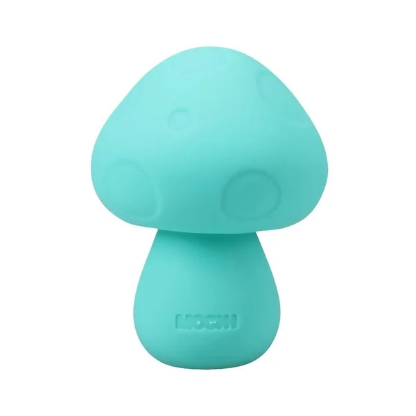 Mochi Mushroom Vibe 10 Function Silicone Rechargeable Vibrator – Teal