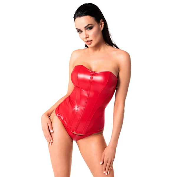Mysteria Red Power Wetlook Corset