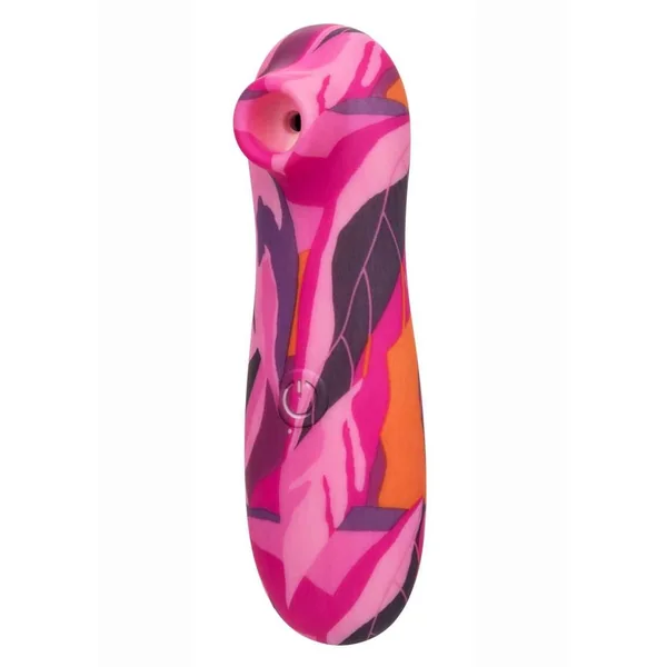 Naughty Bits Suck Buddy Playful Rechargeable Silicone Massager – Pink/Purple