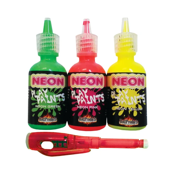 Neon Play Paints Assorted Colors 3 Each Per Pack