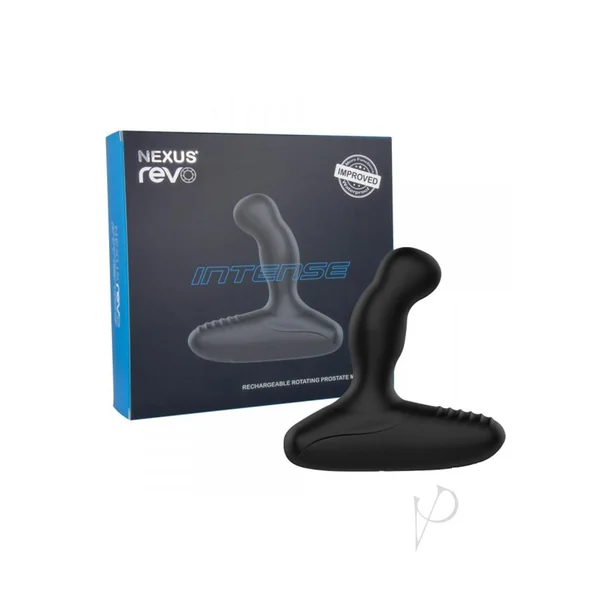 Nexus Revo Intense Rechargeable Silicone Rotating Prostate Massager - Black