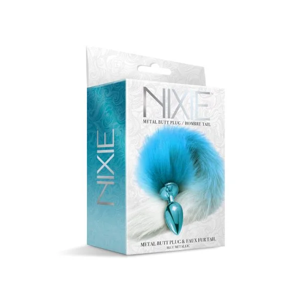 Nixie Metal Plug W/ Ombre Tail Medium Metallic