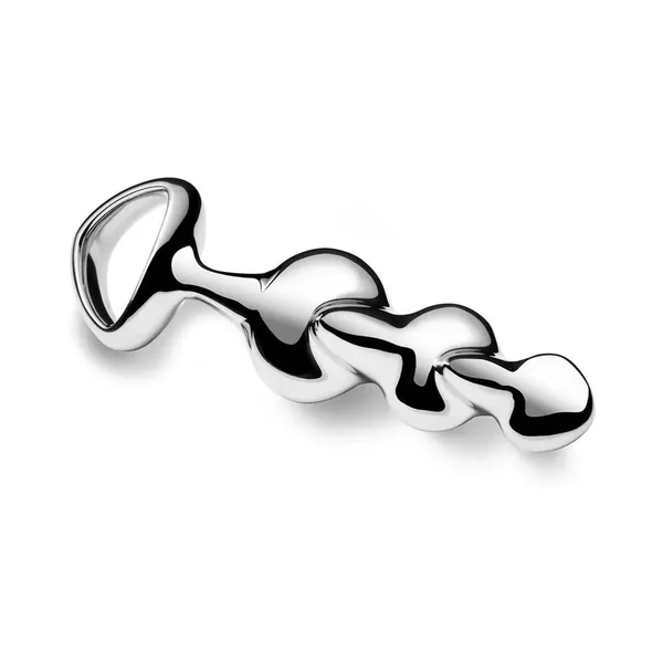 Njoy Disco Stainless Steel Anal Dildo with Bumps Metal Anal Sex Toy