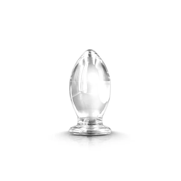NS Novelties - Renegade - Bishop - Large Glass Butt Plug - Clear