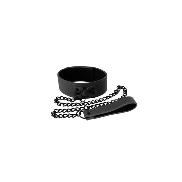 NS Novelties - Renegade Bondage - Collar & Leash Set - Black