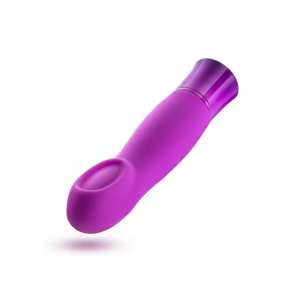 Oh My Gem Charm Rechargeable Silicone Vibrator – Amethyst Purple