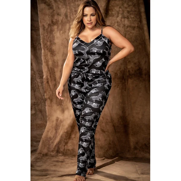 Onesie With Zebra Print