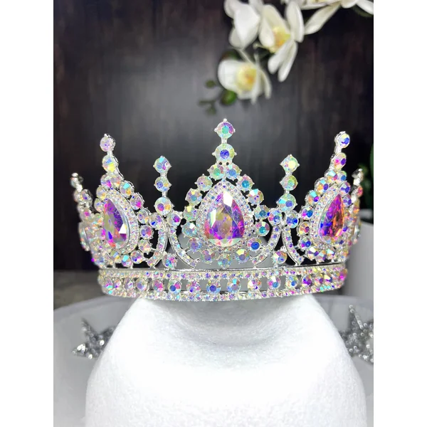 Opal Rhinestone Tiara
