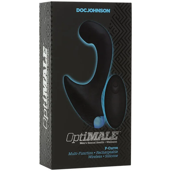 OptiMALE P-Massager Prostate Vibrator with Wireless Remote Control
