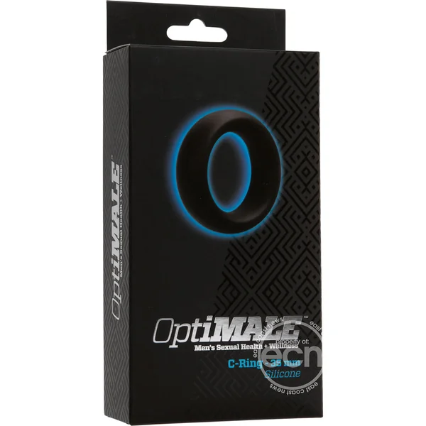 OptiMALE Silicone Cock Ring 45mm - Black