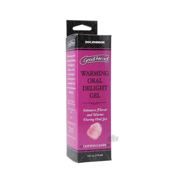 Oral Sex Products: Goodhead Warming Head Oral Delight Gel Cotton Candy 4 Oz.