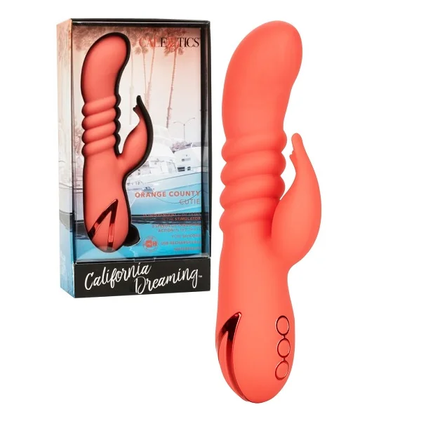 Orange County Cutie Thrusting Rabbit Vibrator
