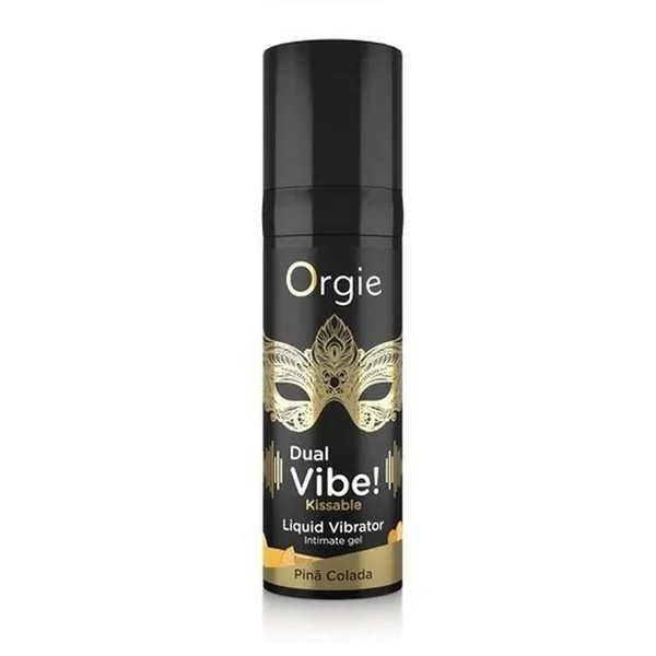 Orgie Dual Vibe Kissable Liquid Vibrator Gel 0.5 fl oz – Pina Colada