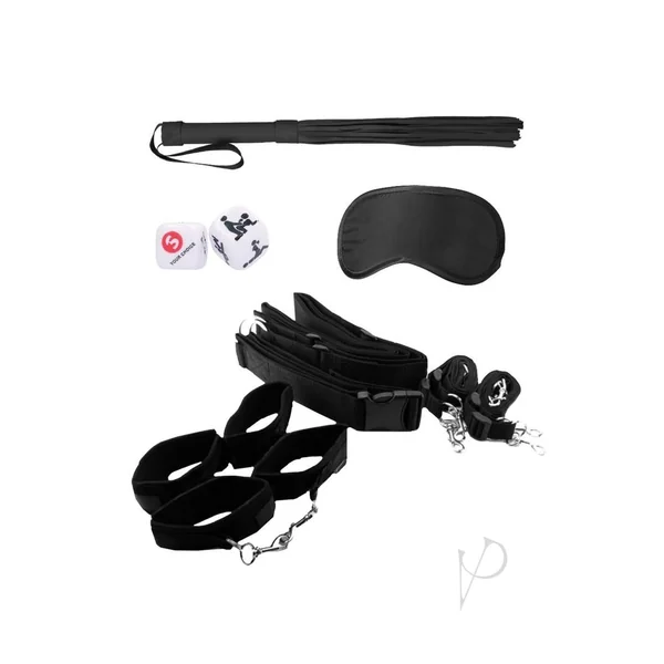 Ouch Bondage Belt Restraint System Black Bondage Gear Kit
