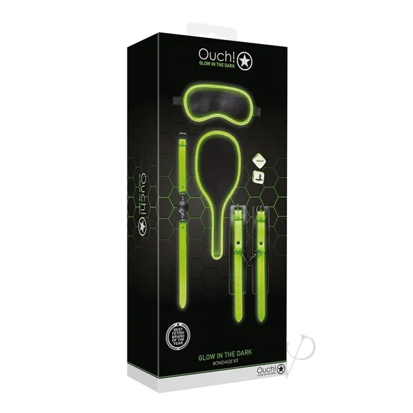Ouch! Bondage Kit #1 Glow in the Dark - Green