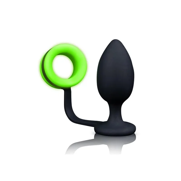 Ouch! Butt Plug with Cock Ring Silicone
