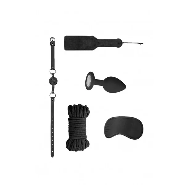 Ouch by Shots Toys - Introductory Bondage Kit 5 - Black