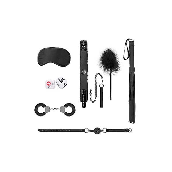 Ouch by Shots Toys - Introductory Bondage Kit 6 - Black