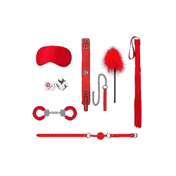 Ouch by Shots Toys - Introductory Bondage Kit 6 - Red