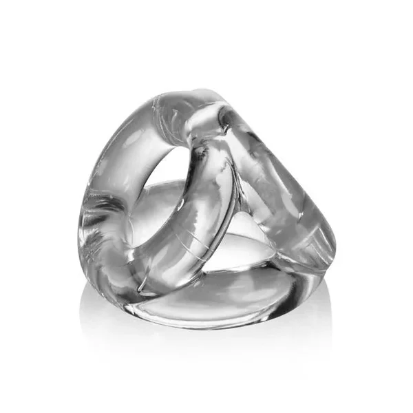 Oxballs Tri-Sport 3-Ring Cock Sling Atomic Jock Clear