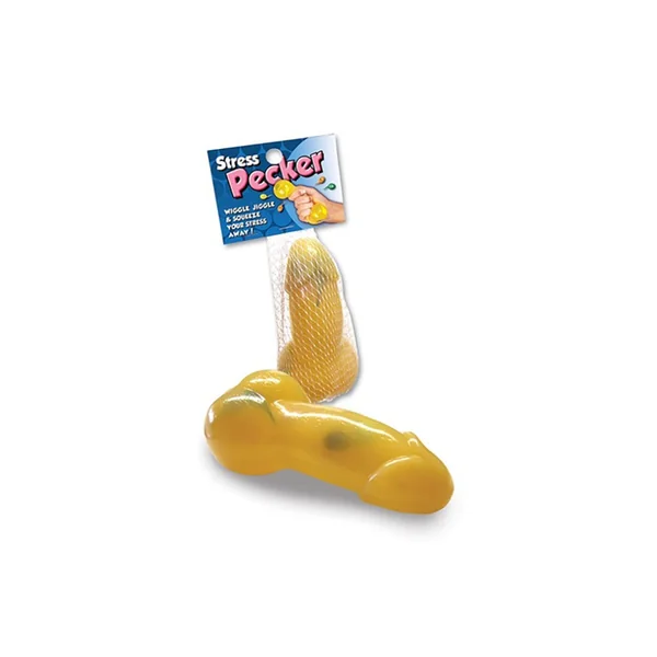 Ozze Creations - Stress Pecker Squeezable Penis Toy - Beige