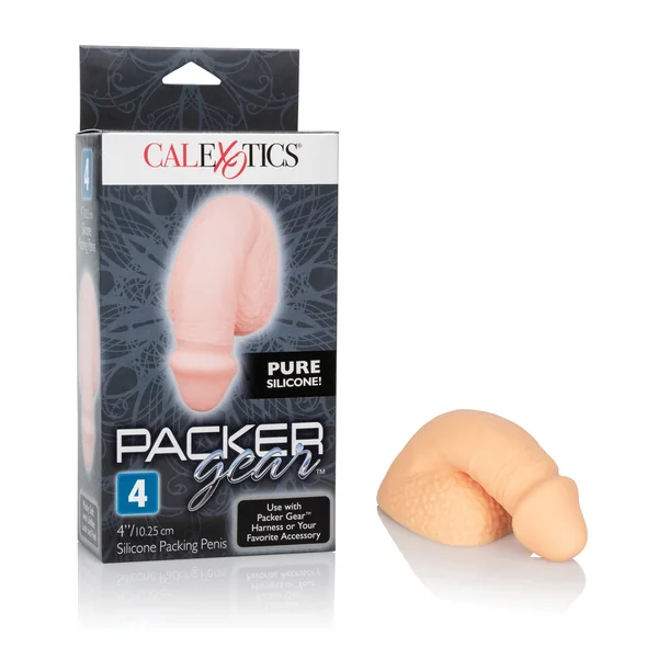 Packer Gear 4" Silicone Packing Penis - Ivory