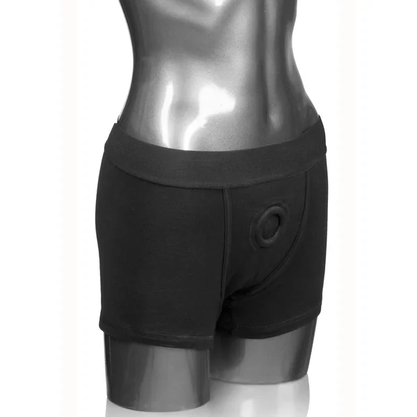 Packer Gear Boxer Brief Harness -XL/2XL – Black